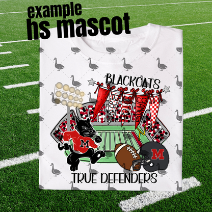 True Defenders Stadium Mascot Digital Design – Custom Mascot