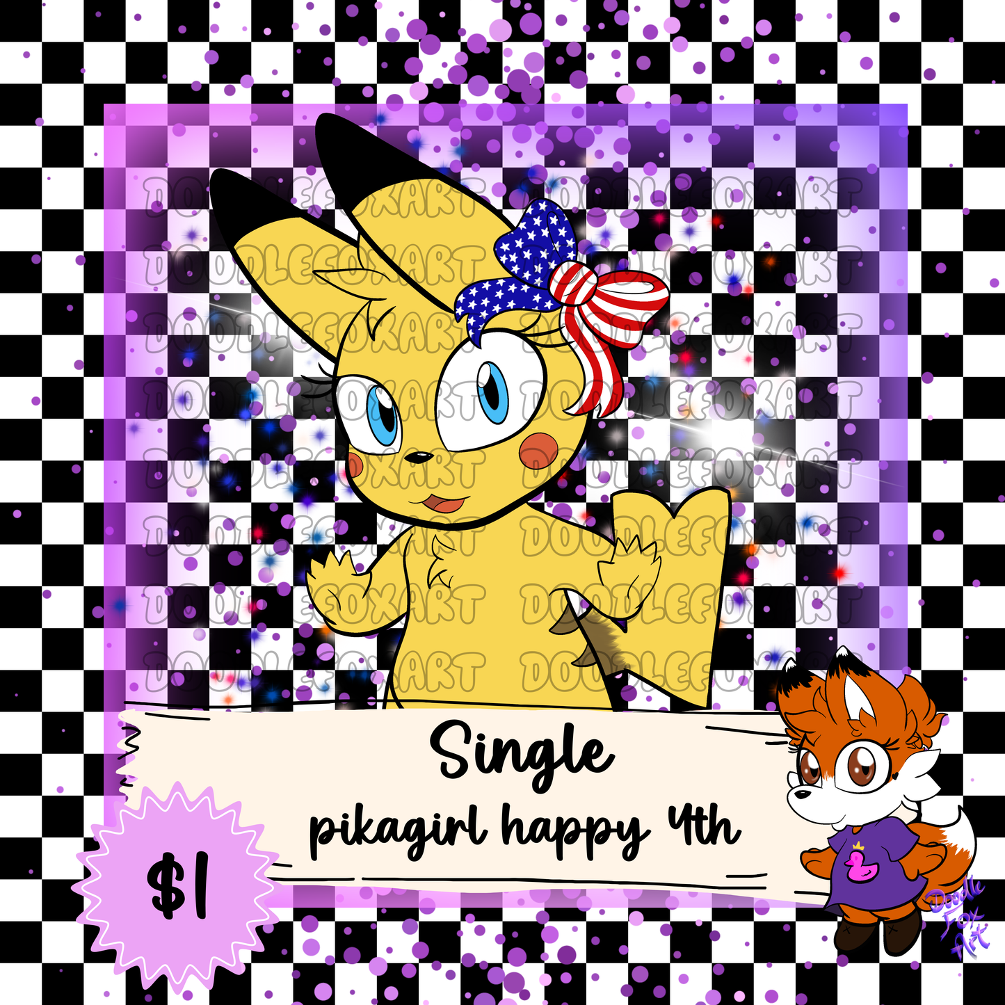 Single Pikagirl Clipart