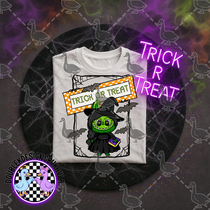 Halloween Trick or Treat Digital Design – 17 Character Styles (PNG)