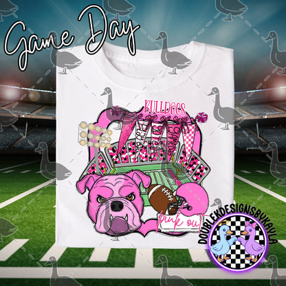 Pink Out Game Day Mascot Designs – 72 Digital Options + Bundle