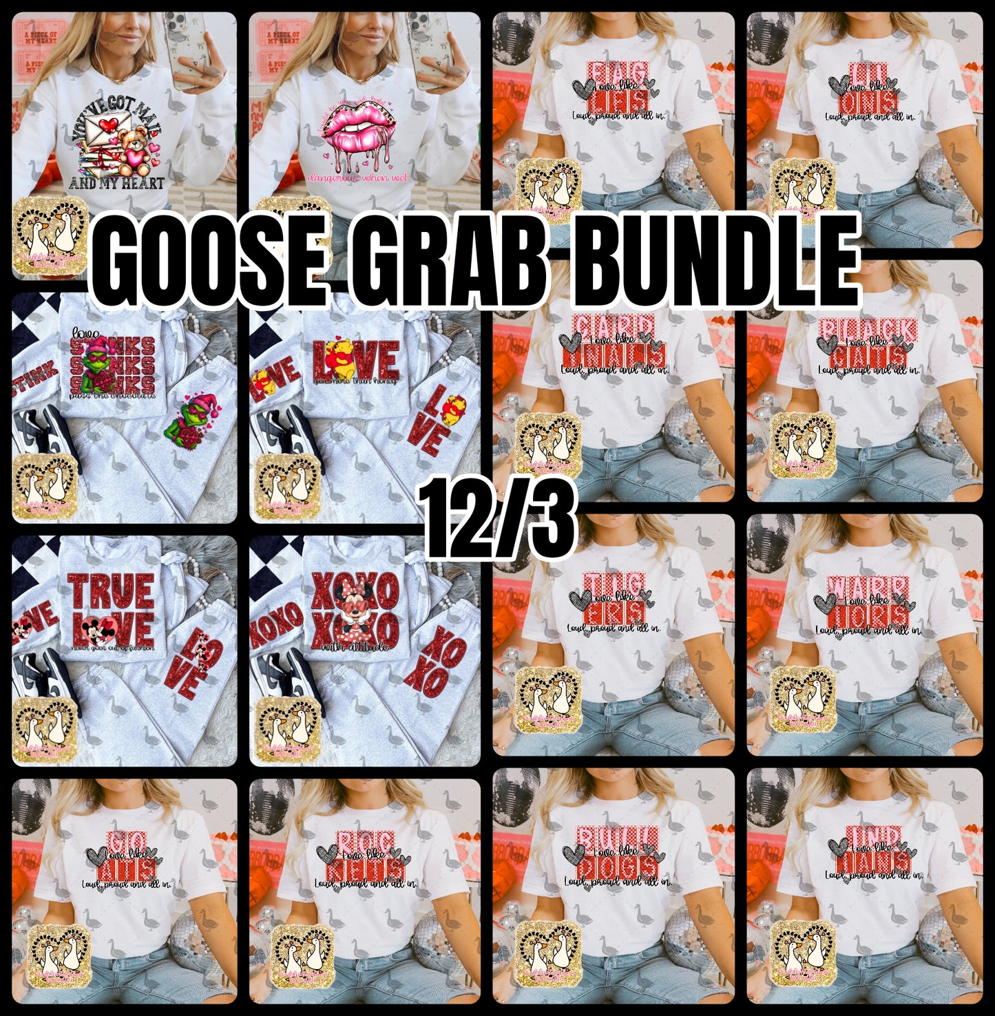 Goose Grab 12/3 Design Bundle