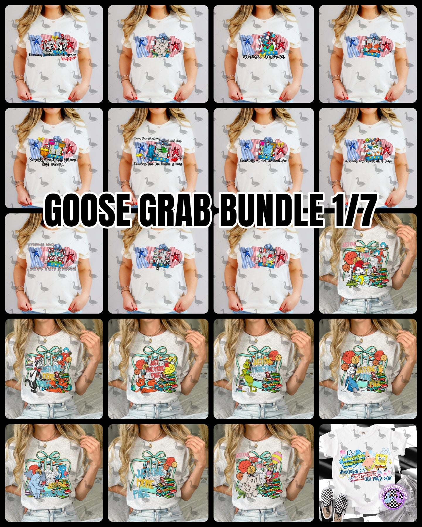Goose Grab 1/7 Design Bundle