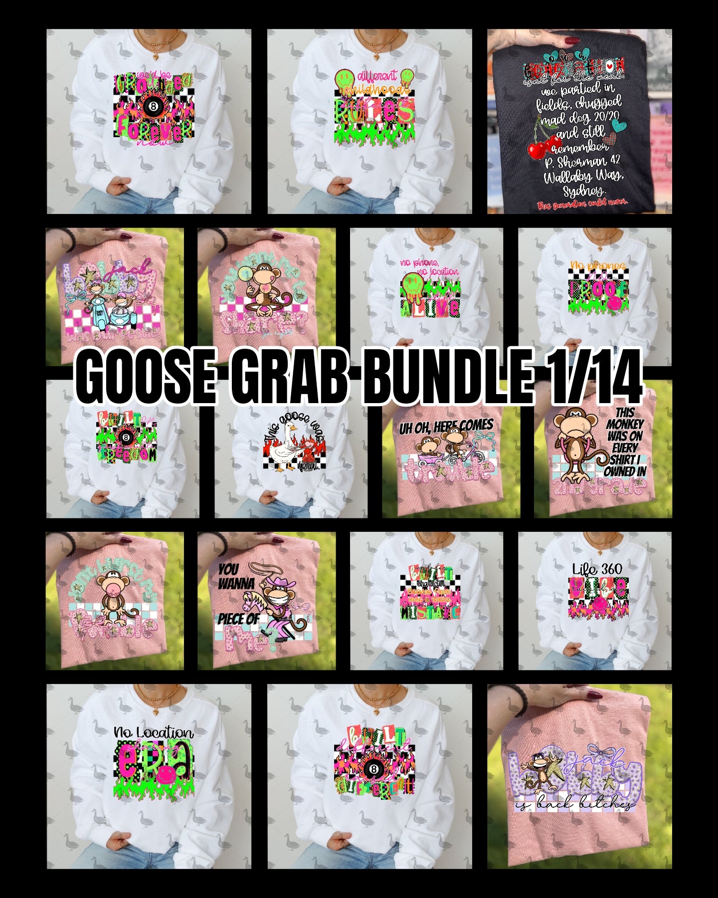Goose Grab 1/14 Design Bundle