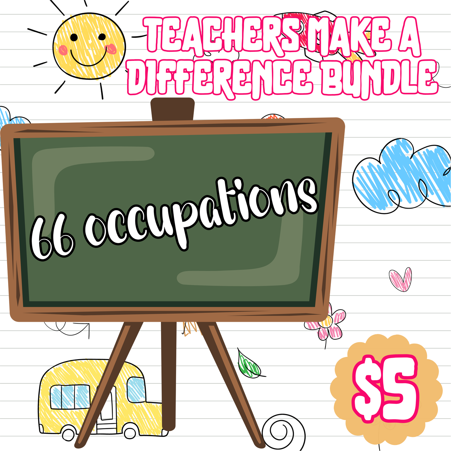teachers make a difference occupation bundle