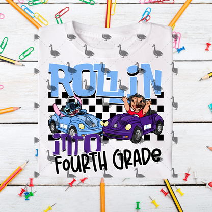 L & S Rolling into school – Digital Design