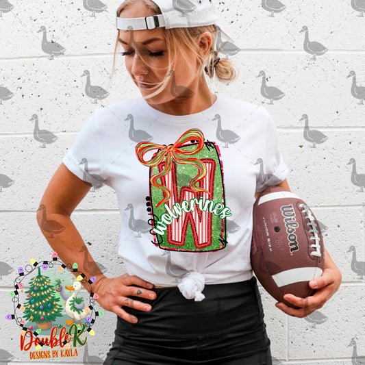 Wolverines Christmas Football PNG