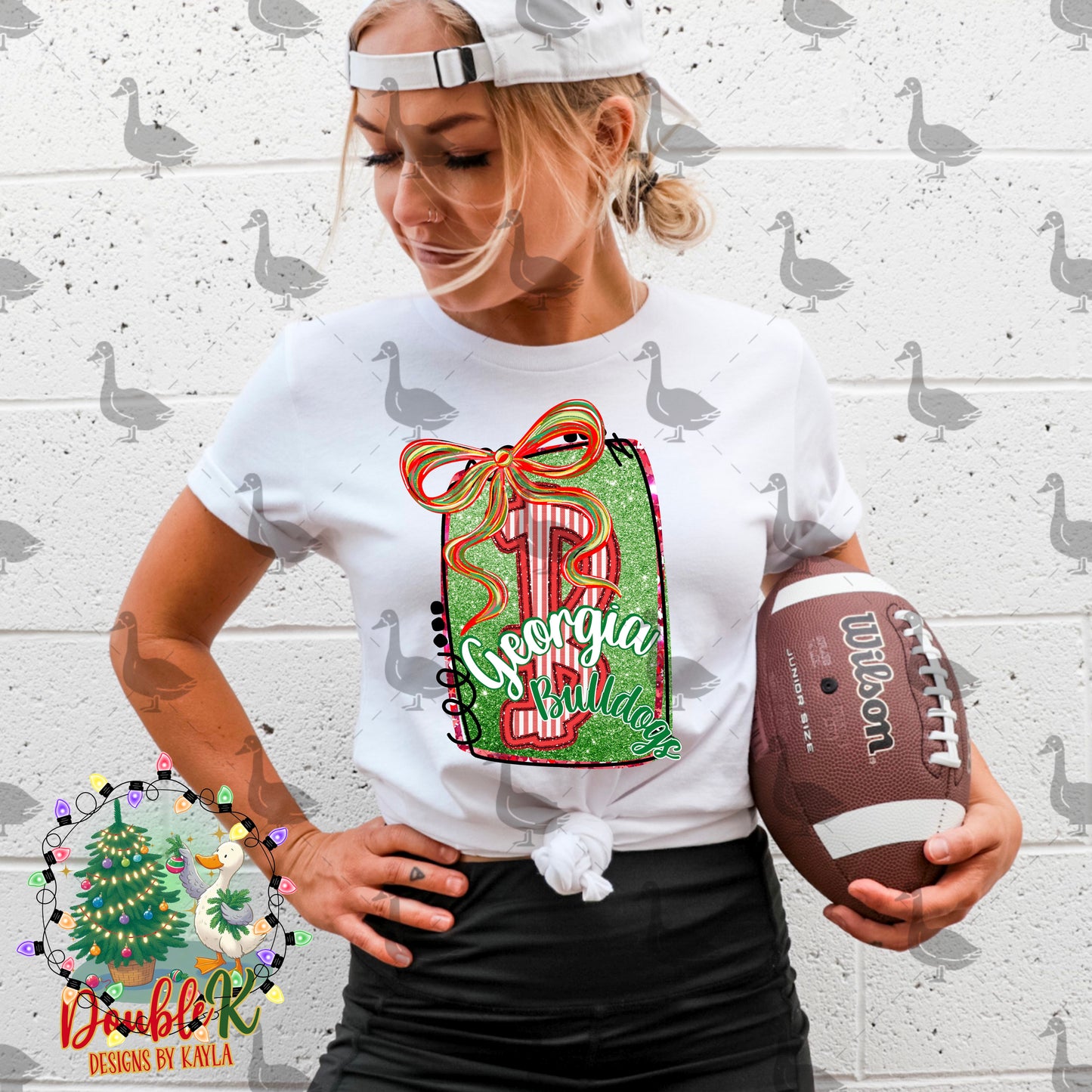 Georgia Christmas Football PNG