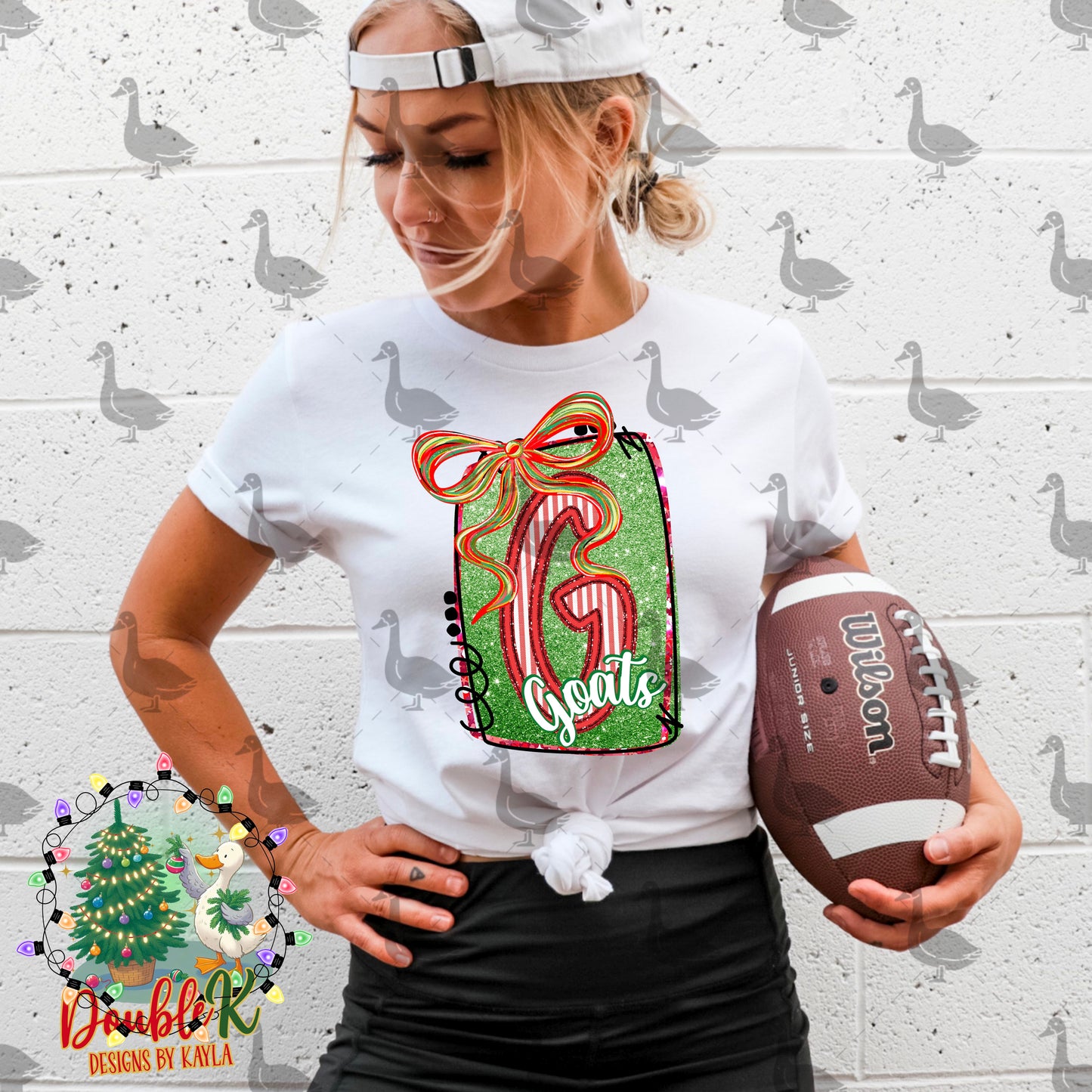Goats Christmas Football PNG