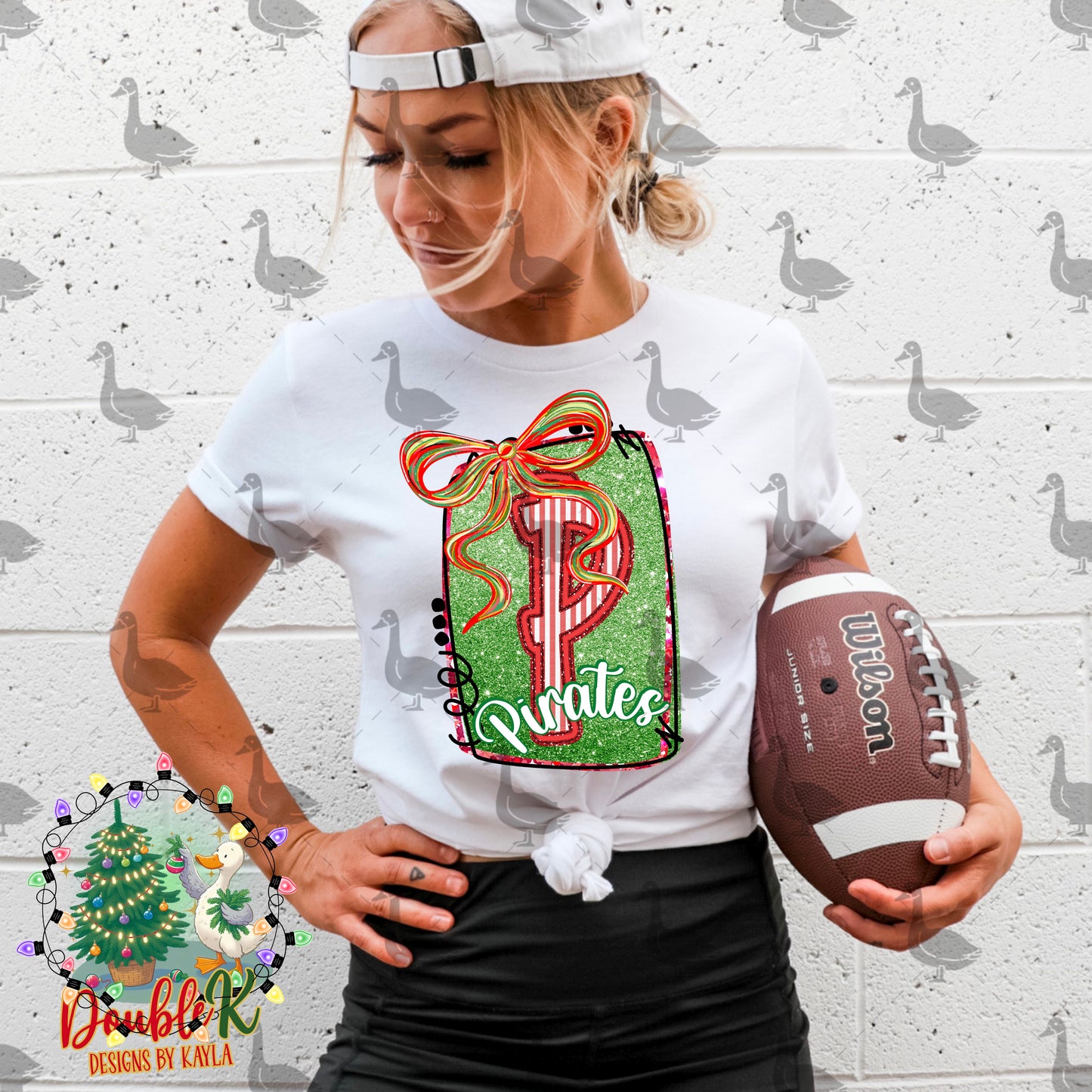 *Custom* Christmas Football PNG Design