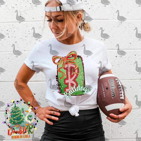 Bulldogs Christmas Football PNG