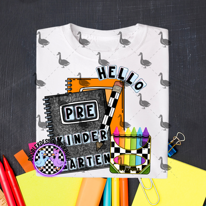 back to school- black and orange – Digital Design