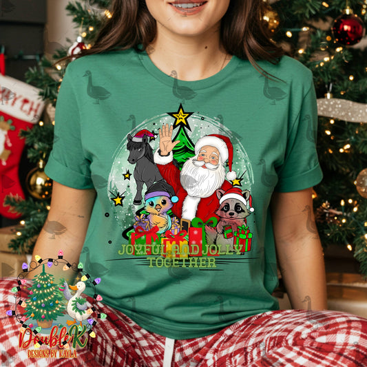 Joyful And Jolly Together PNG Design