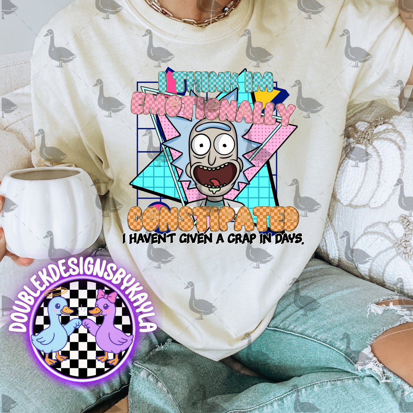 Emotionally Constipated PNG Design