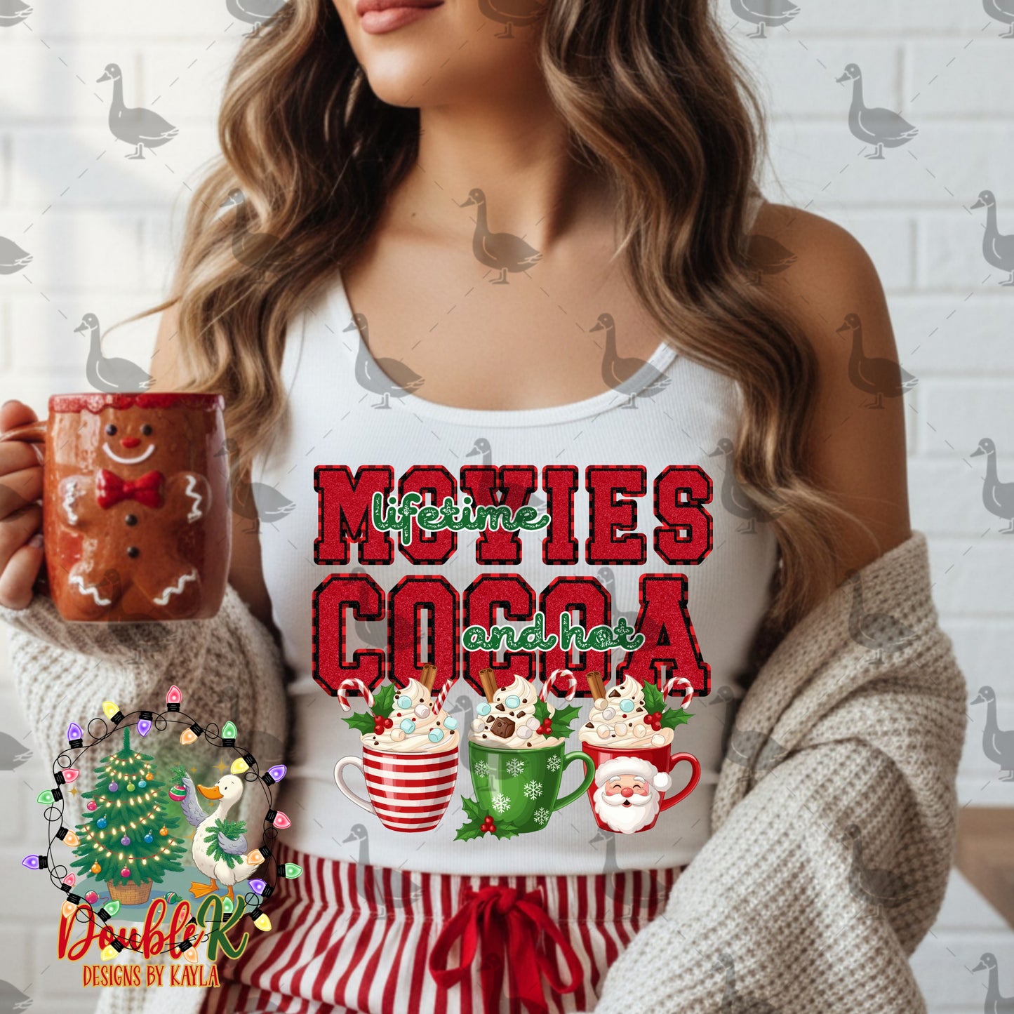 LT Movies And Hot Cocoa PNG Design