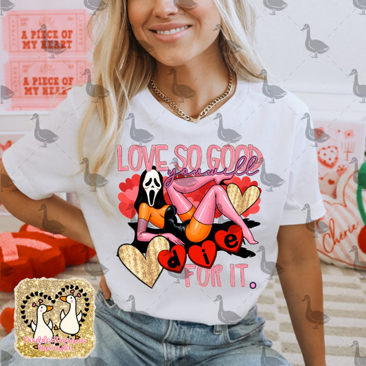 Ghostface Love PNG Design