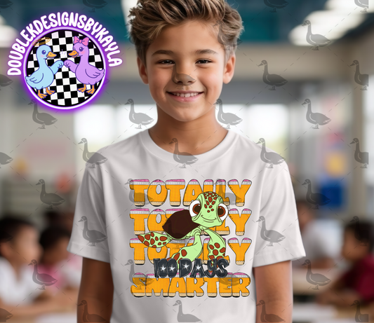 Totally 100 Days Smarter PNG Design