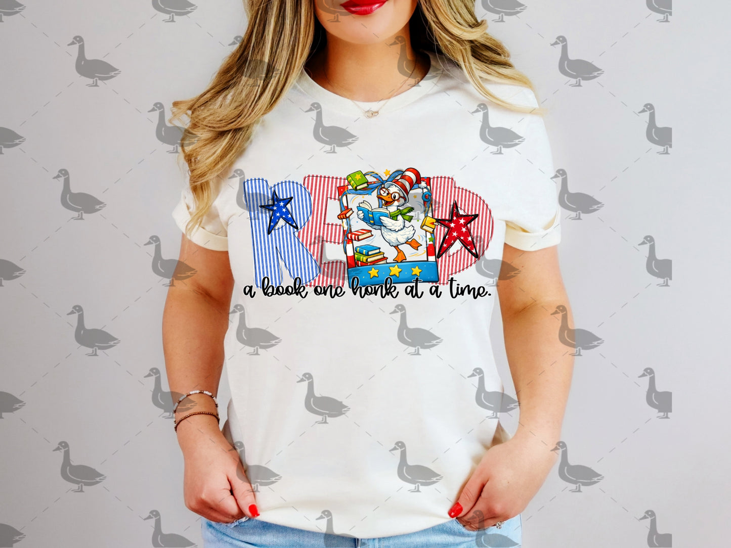 Read A Book One Honk At A Time PNG Design