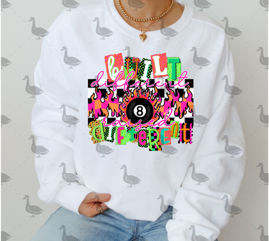 Built Different PNG Design