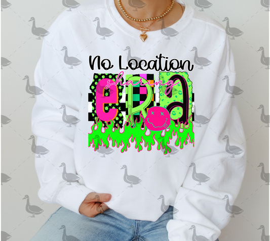 No Location Sharing Era PNG Design