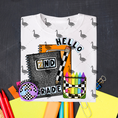 back to school- black and orange – Digital Design