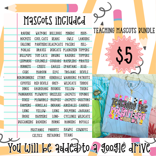 Teaching Mascot Goose Grab Bundle